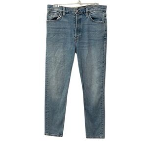 Re/Done Originals High Rise Ankle Crop Stretch Jeans Size 29